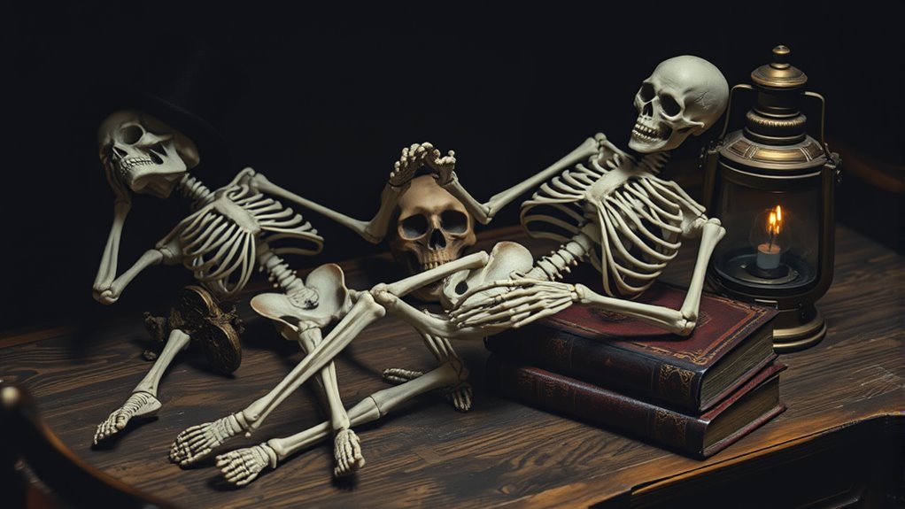 skeleton figure poses