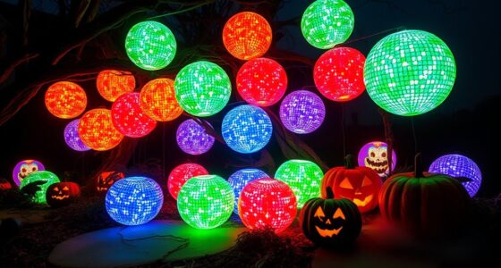 spooky bright led globes