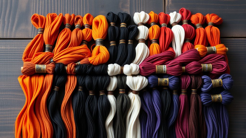 spooky halloween thread sets