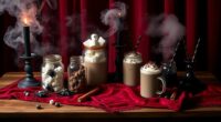 spooky hot chocolate bar