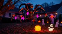 spooky inflatable spider decorations