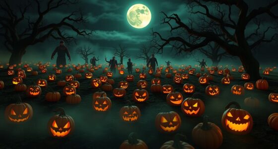 spooky pumpkin patch animatronics