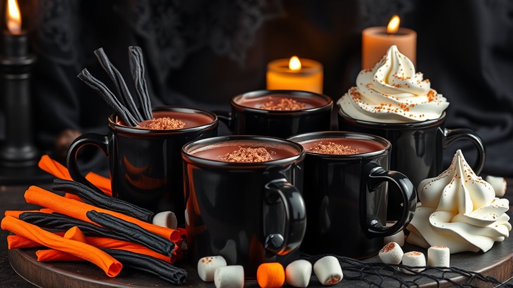 spooky pumpkin peppermint flavors