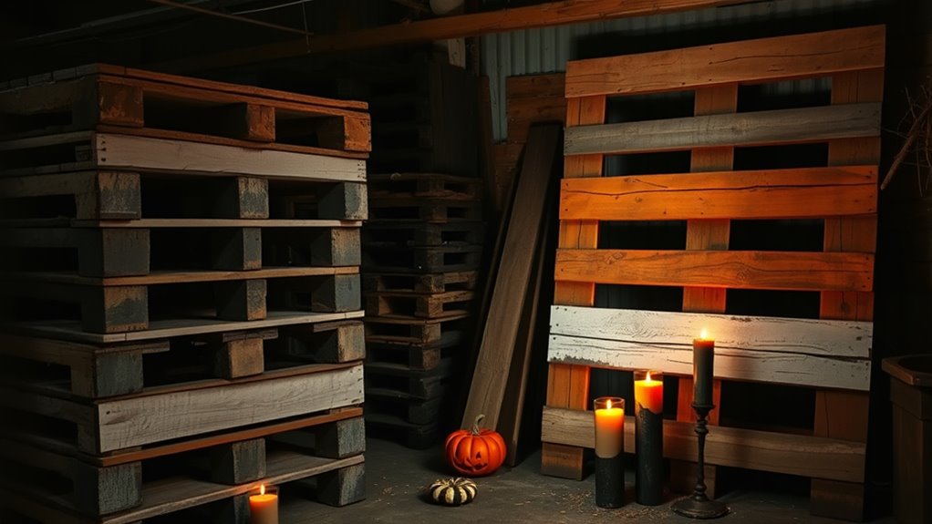 spooky textured aged paint