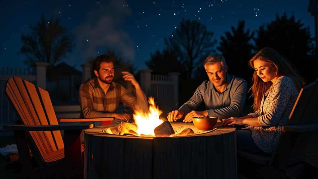 Backyard Fire Pit Night: Safety and Snacks 11 stay calm respond quickly
