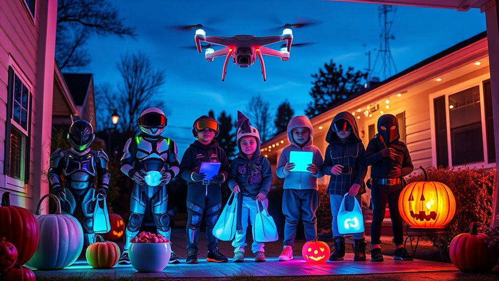 tech enhanced halloween celebrations