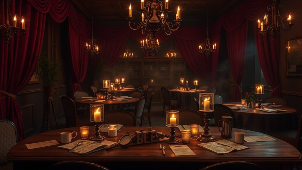 themed decorations and ambiance