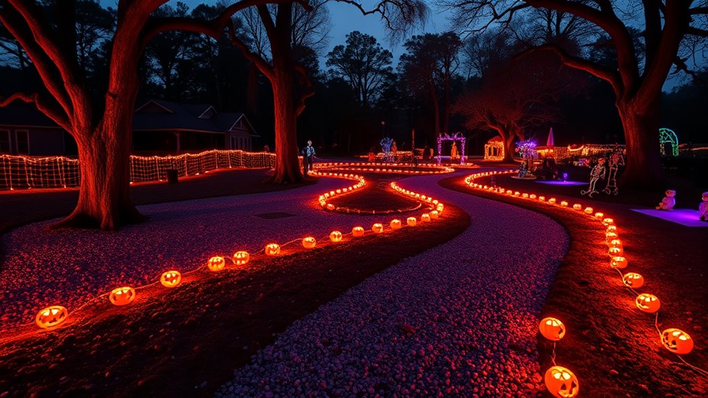 themed zones guide visitors