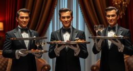top animatronic butler trays