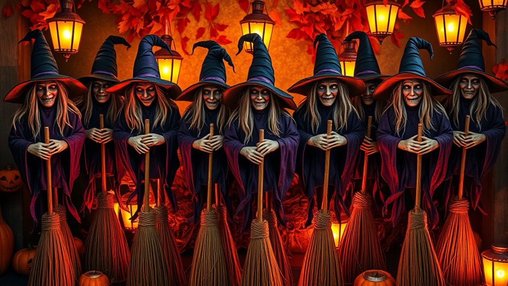 top animatronic witch brooms