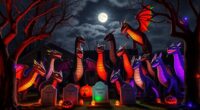 top halloween inflatable dragon displays