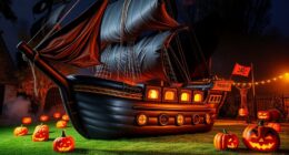 top halloween inflatable pirate ships