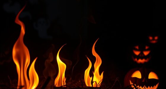 top halloween led flame lights