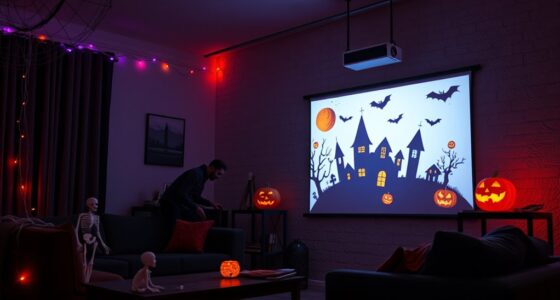 top halloween short throw projectors