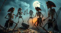 top halloween skeleton pirates