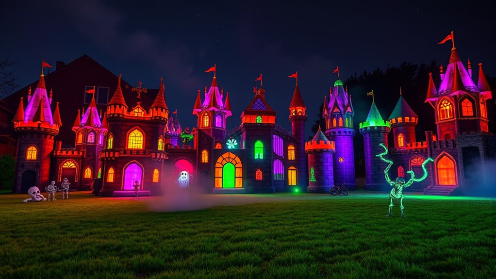 top haunted inflatable castles
