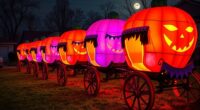 top inflatable pumpkin carriages