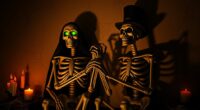 15 Best Animatronic Skeleton Duos to Spook Up Your Halloween Décor 2 top skeleton duo decorations