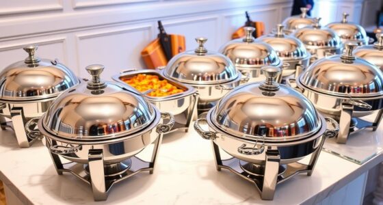 top stainless steel serving sets