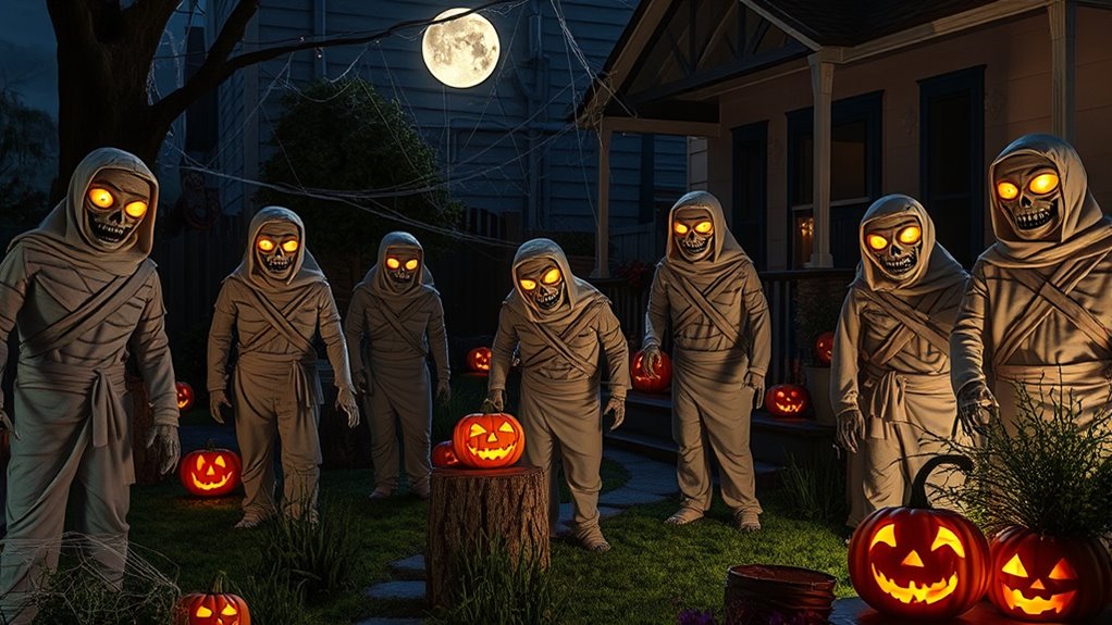 top yard mummy animatronics