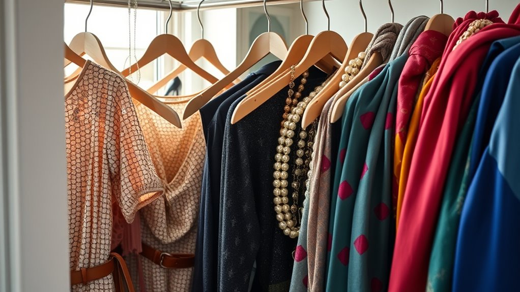 use closet accessories creatively
