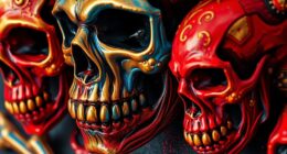 vivid skull and bone finishes