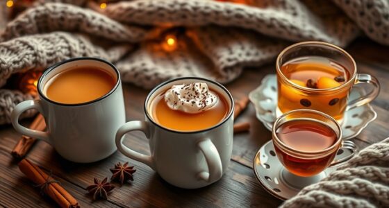 warm winter beverage options