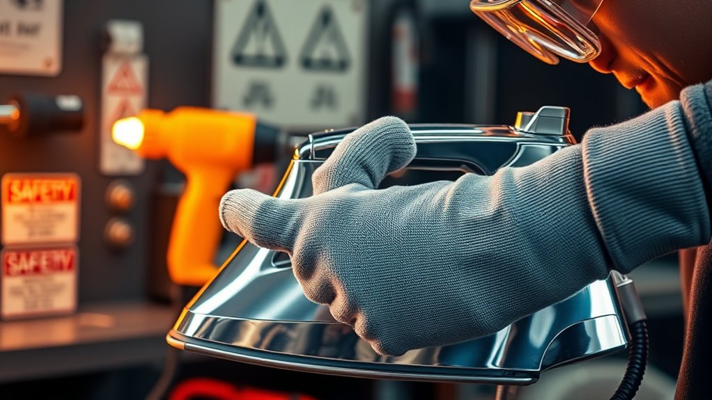 wear protective safety gear