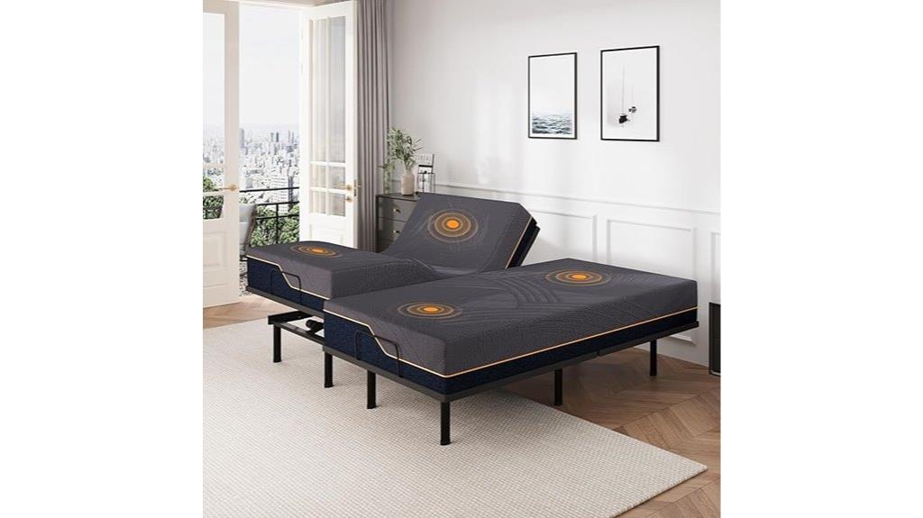 adjustable bed frame and mattress