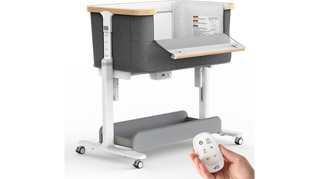 15 Best Auto-Rocking Bassinets With Cry Detection for Peaceful Sleep 13 auto rocking baby bassinet