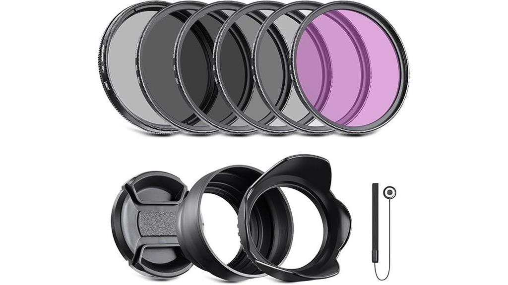 camera filter kit set