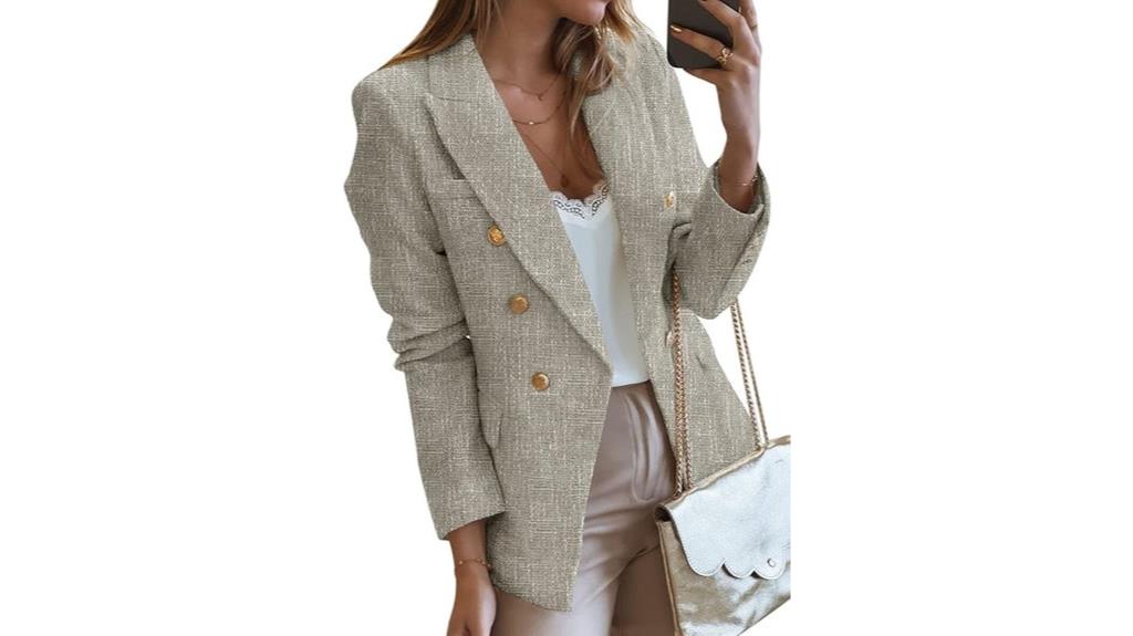 15 Best High-End Fashion & Accessories That Define Luxury in 2025 4 casual tweed double breasted blazer