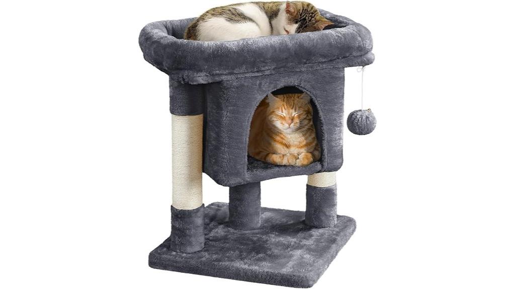 cat tree with scratching posts