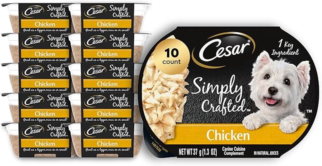 15 Best Gourmet Pet Food Brands That Will Treat Your Furry Friend to Luxury 16 cesar chicken wet toppers