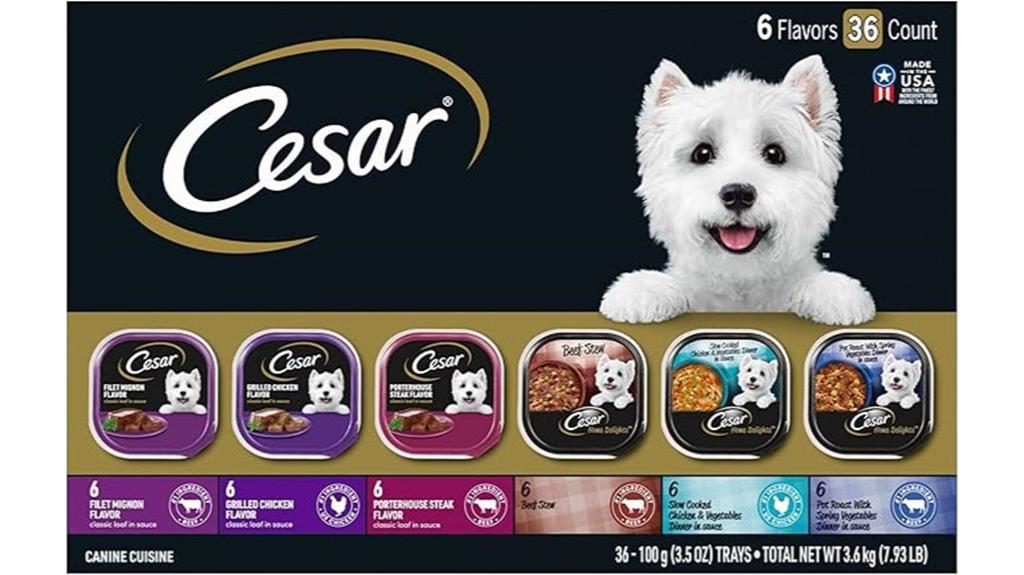 15 Best Gourmet Pet Food Brands That Will Treat Your Furry Friend to Luxury 9 cesar wet dog food pack