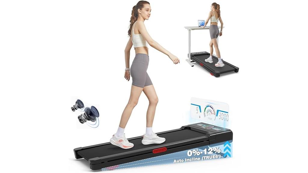 compact treadmill with features