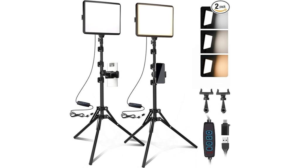 15 Best Studio Lighting Kits for Content Creators to Elevate Your Videos and Photos 4 dual led video lights