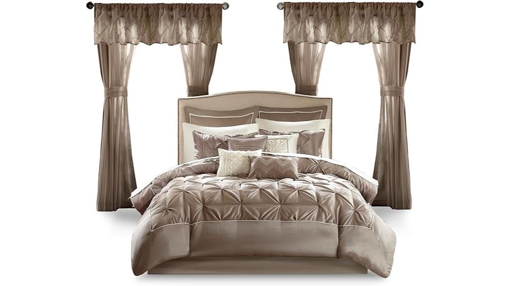15 Best Luxury Bedding Sets for King-Size Beds That Combine Elegance and Comfort 3 faux silk comforter set