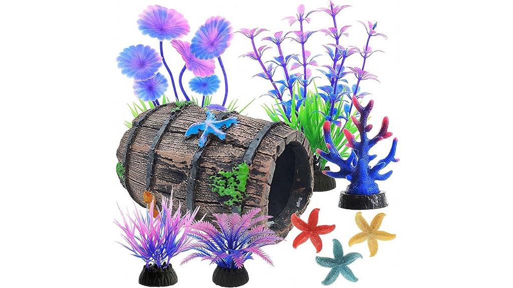 15 Best Luxury Aquarium Accessories That Will Elevate Your Fish Tank to the Next Level 9 fish tank decor set