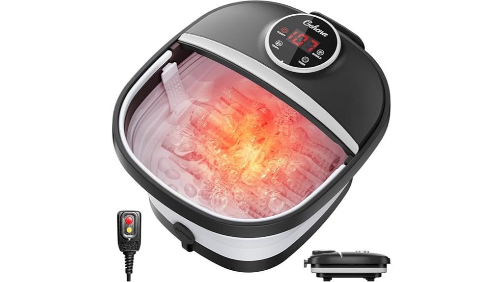 15 Best Heated Foot Massagers for Ultimate Home Spa Relaxation You Need to Try 10 foldable heated bubble foot spa