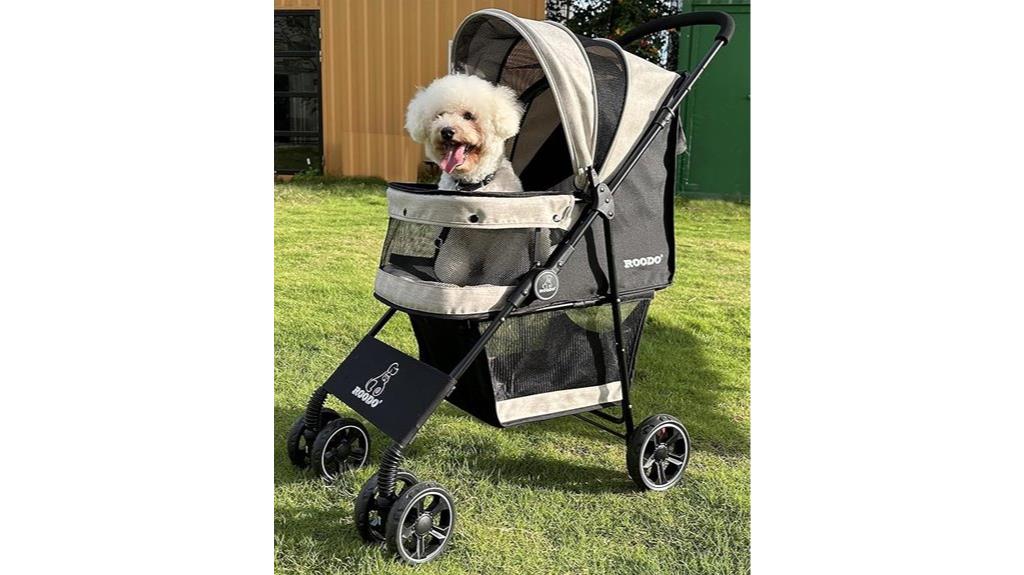 15 Best Pet Strollers for Small Dogs That Combine Comfort and Convenience 14 foldable pet stroller design