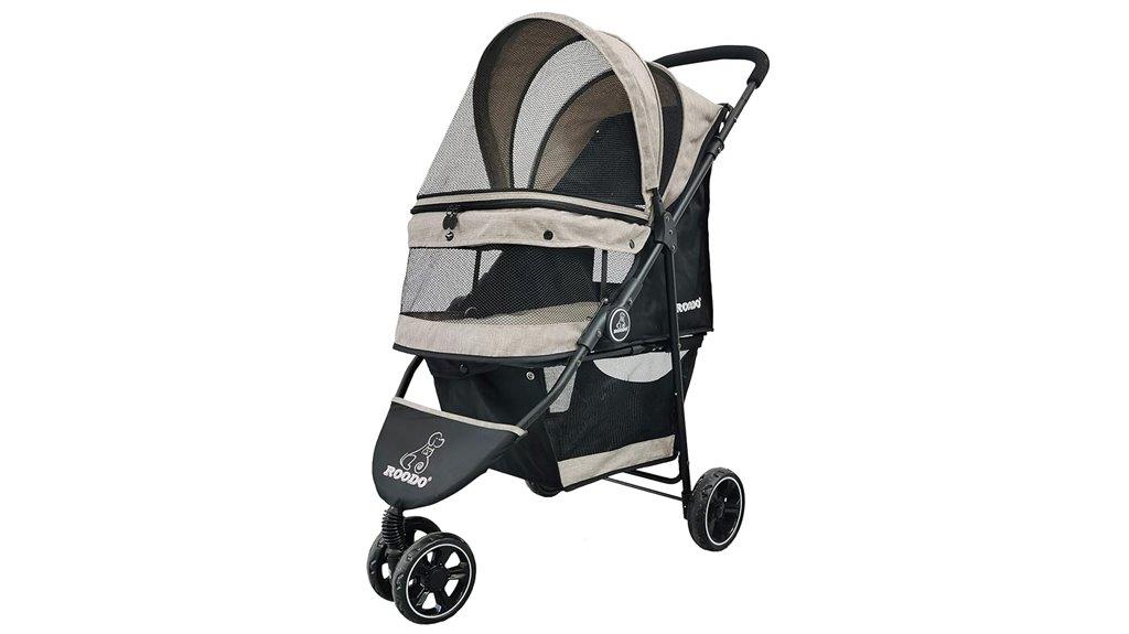 15 Best Pet Strollers for Small Dogs That Combine Comfort and Convenience 15 foldable pet stroller for small