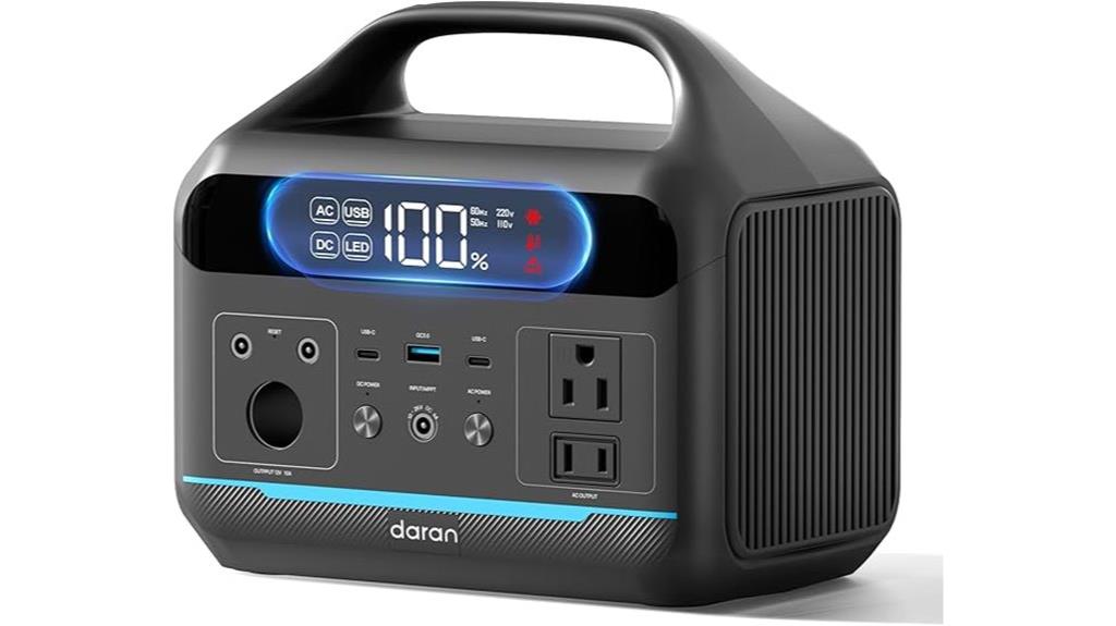 high capacity portable solar generator