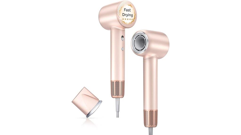 high speed pink hair dryer