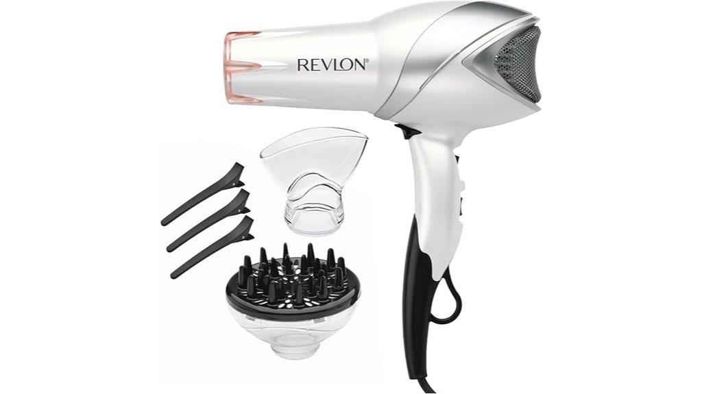 infrared hair dryer with attachments