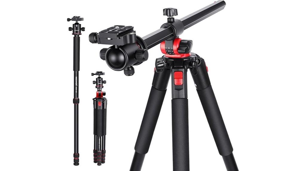 large adjustable camera tripod
