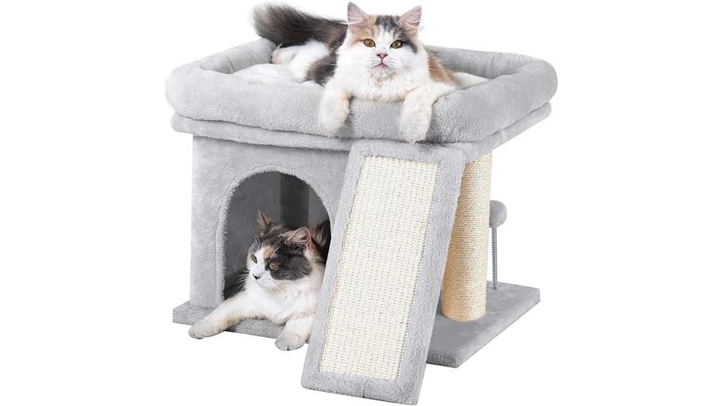large cat tower with washable top