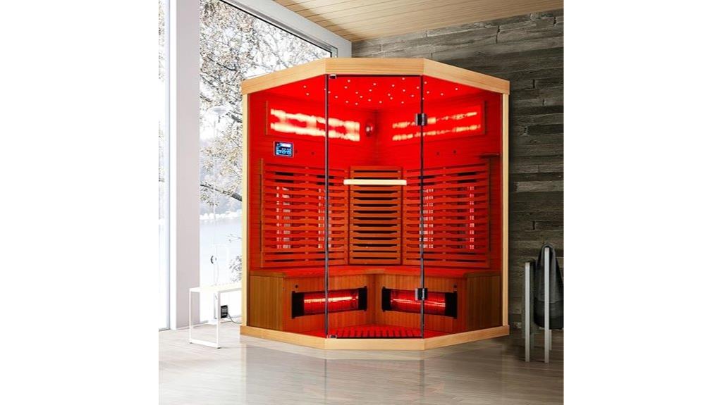 14 Best Infrared Saunas for 2–4 Persons in 2025: Top Picks for Comfort and Wellness 7 large infrared sauna with salt and stars