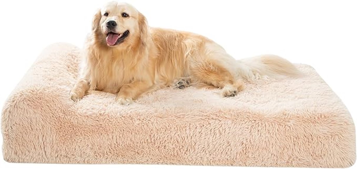 large orthopedic dog bed