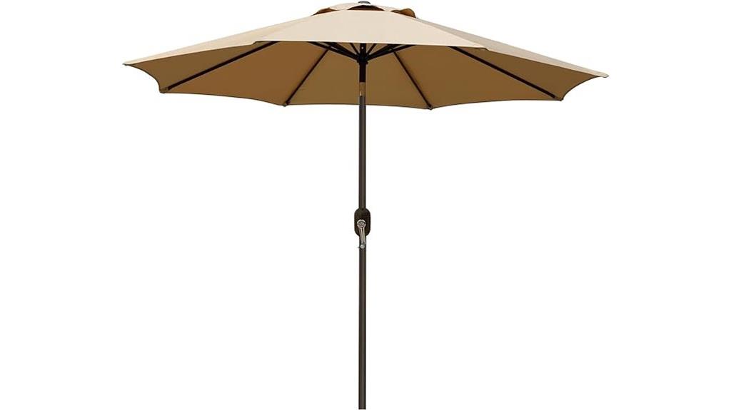 large outdoor tilting umbrella